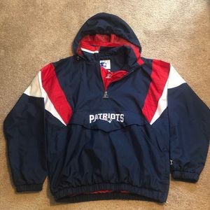 New England Patriots Starter Jacket. Size Large